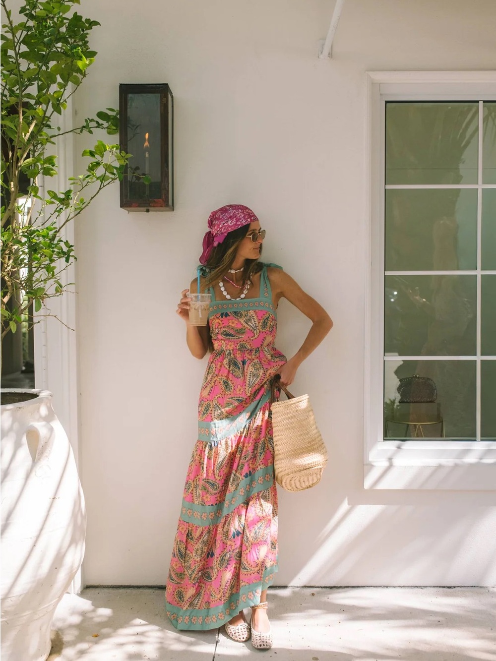 Beach Riot Charlotte Dress Paisley - Size S